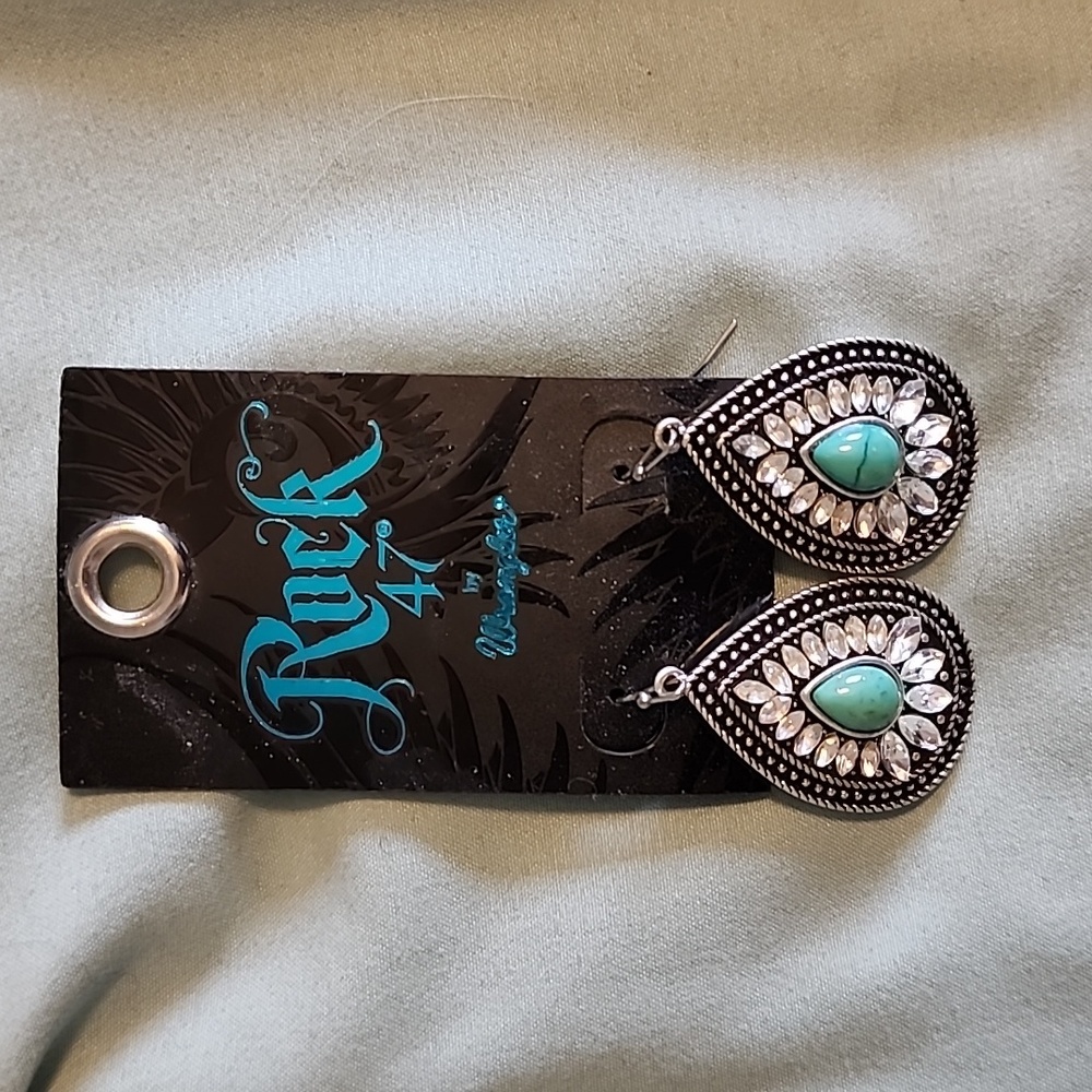 Earrings Rock 47 by Wrangler - Picture 2 of 3